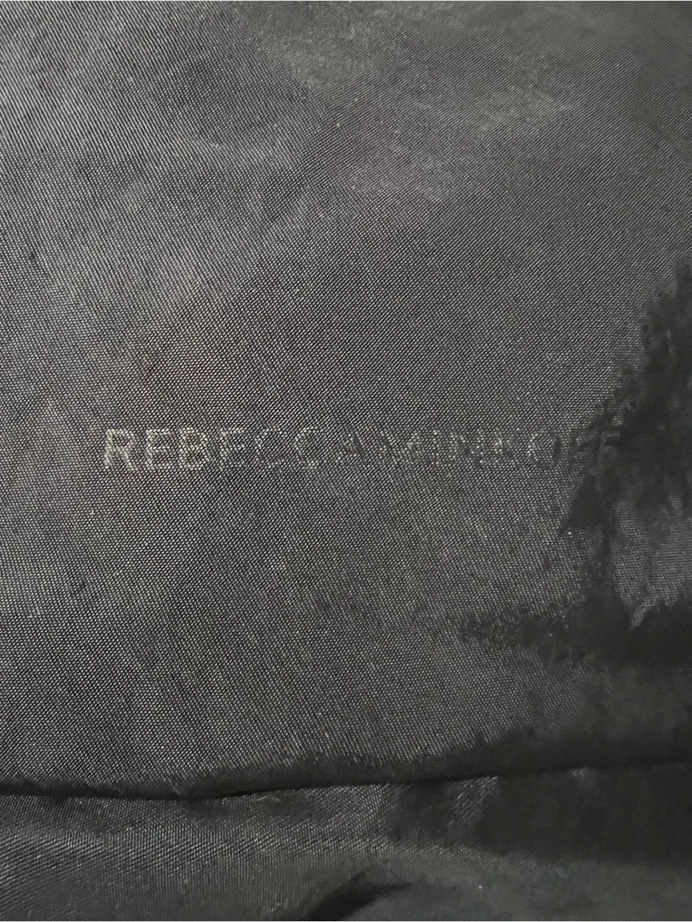 REBECCA MINKOFF Black Nylon Always On Regan Medium Backpack 15.5